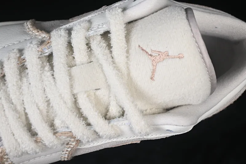 All categories Air Jordan Jordan series basketball shoes Air Jordan 1 Low G version pure original Air Jordan 1 Low AJ1 Joe 1 meter white brown low-top casual sneakers HV4268-120